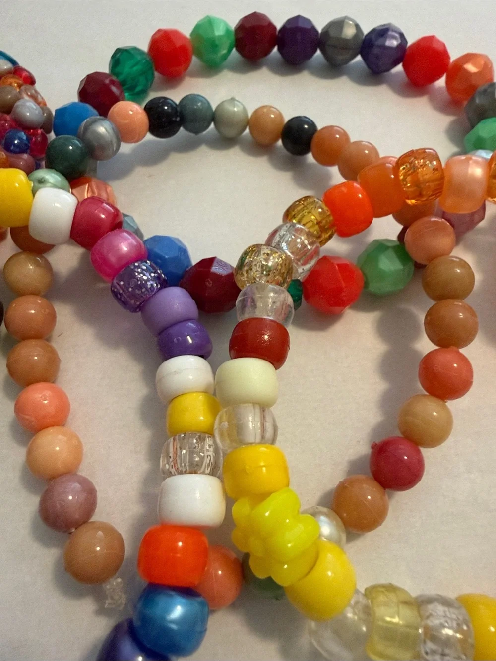 10 Colorful beaded bracelets